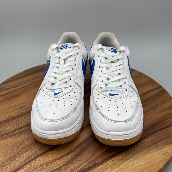 Nike Air Force 1 Low Shoes Mens Size 10.5 Retro Royal Blue Gum Casual Sneakers main image 9